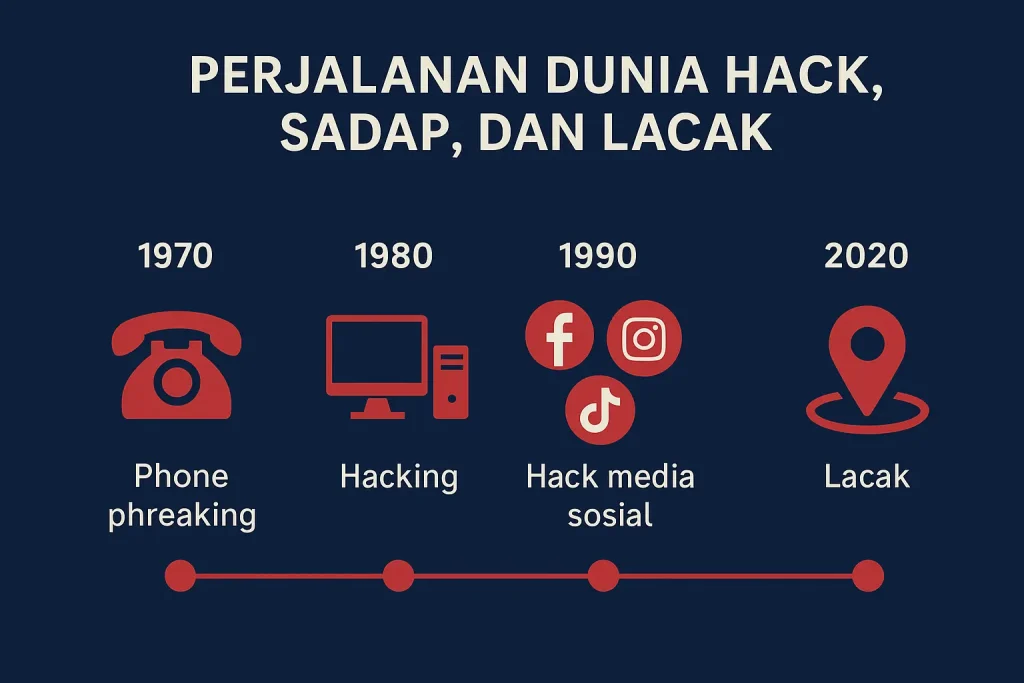 Perjalanan Dunia Hack, Sadap, dan Lacak